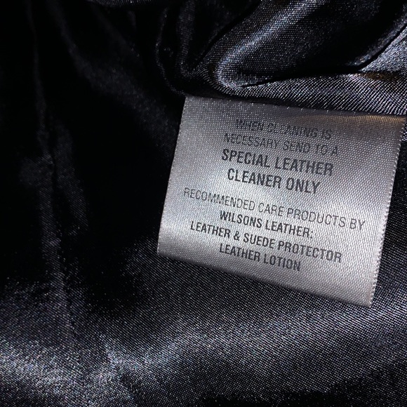 Wilson’s Leather black zip leather jacket - Picture 3 of 4